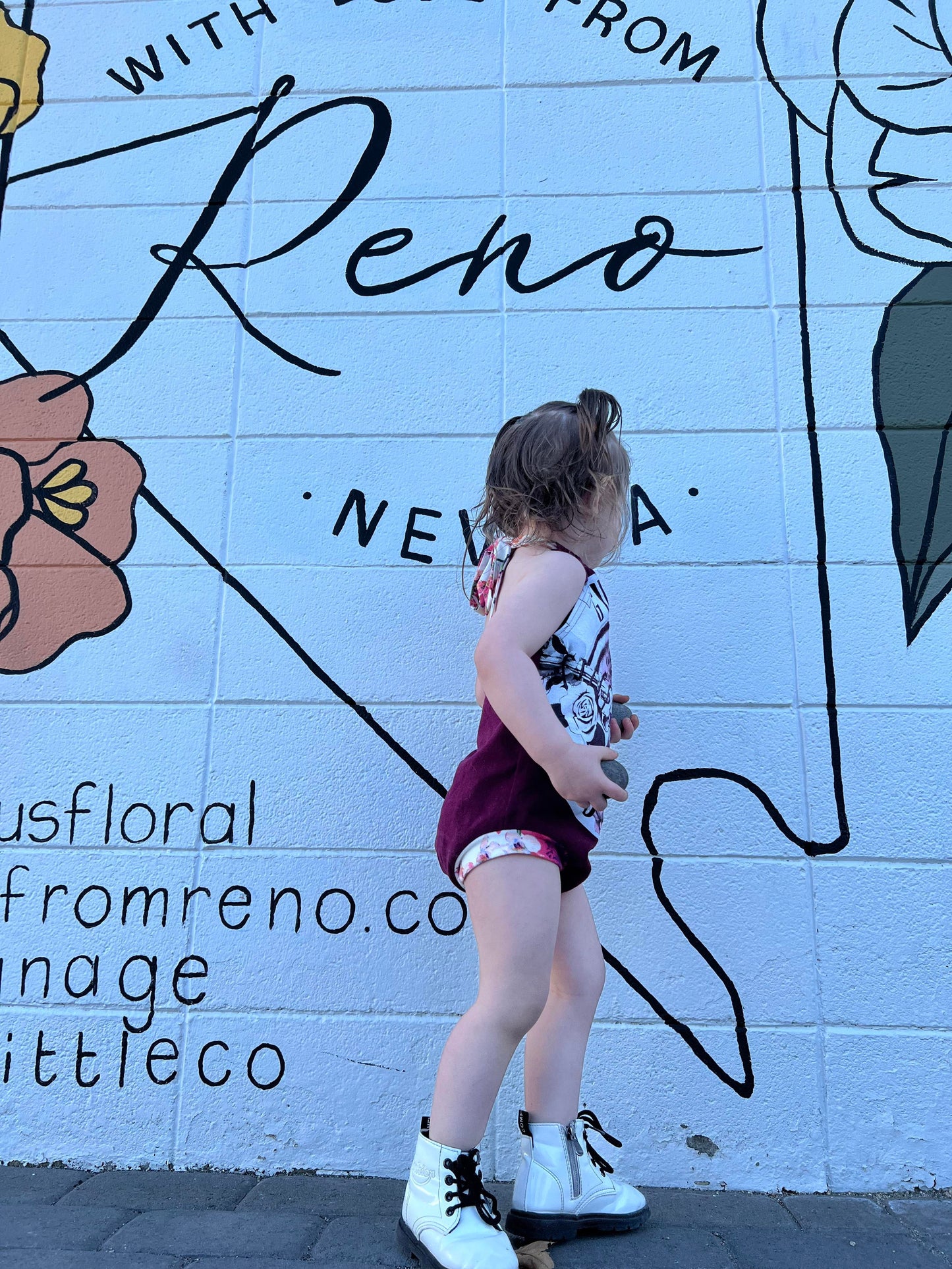 Custom Upcycled Halter Romper