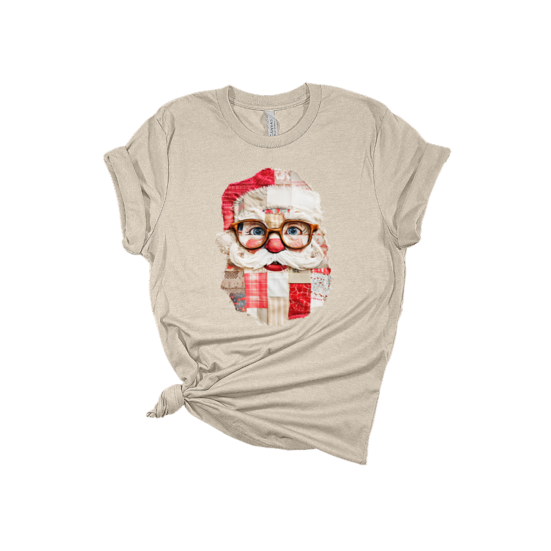 Quilted Santa Tee