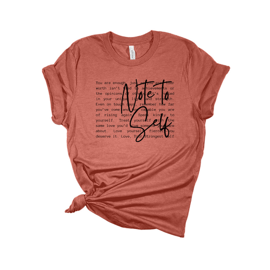 Note to Self Tee