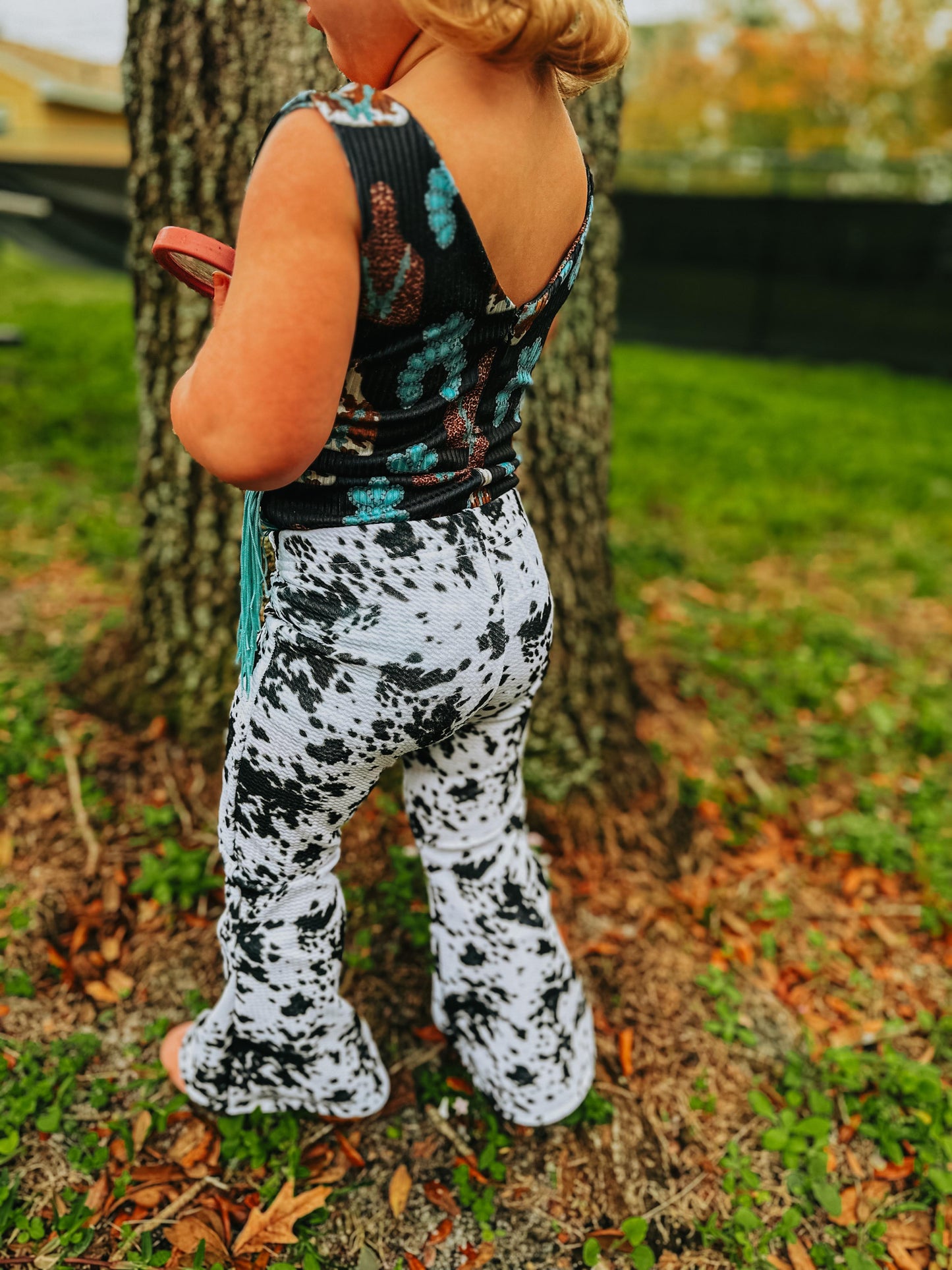 Black White Cow Flares