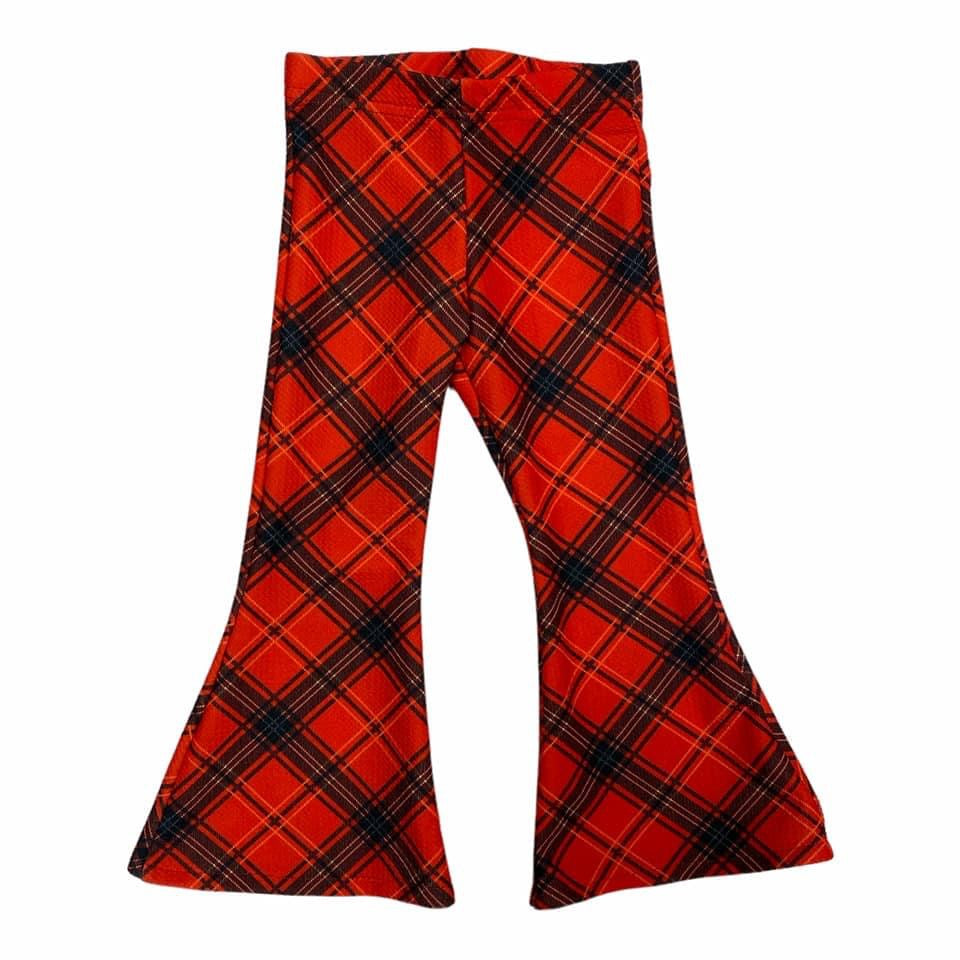 Red Tartan Flares