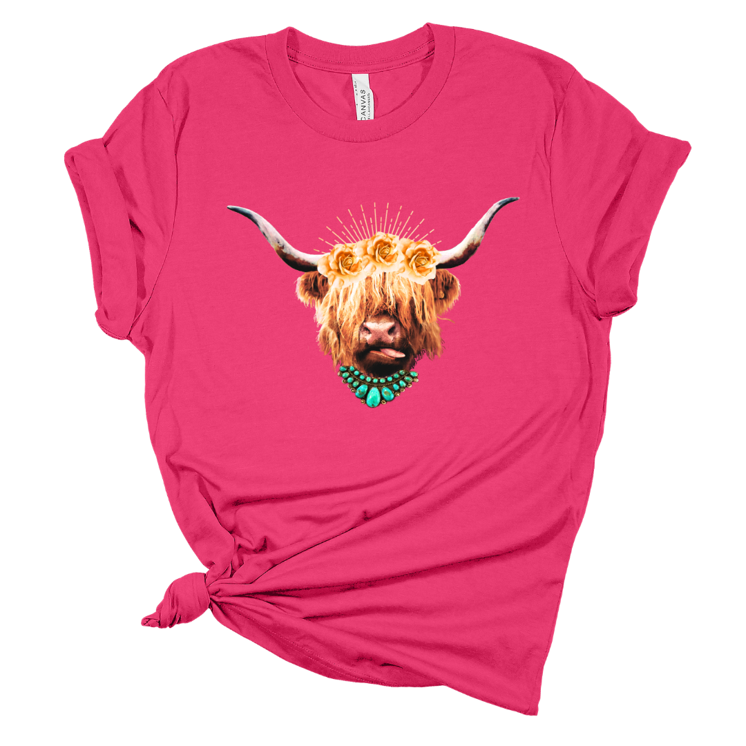 Jeweled Cow Tee
