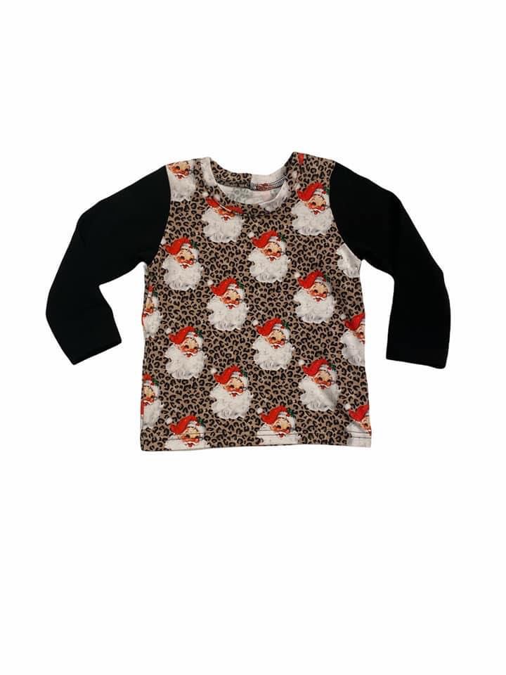 Leopard Santa Tee