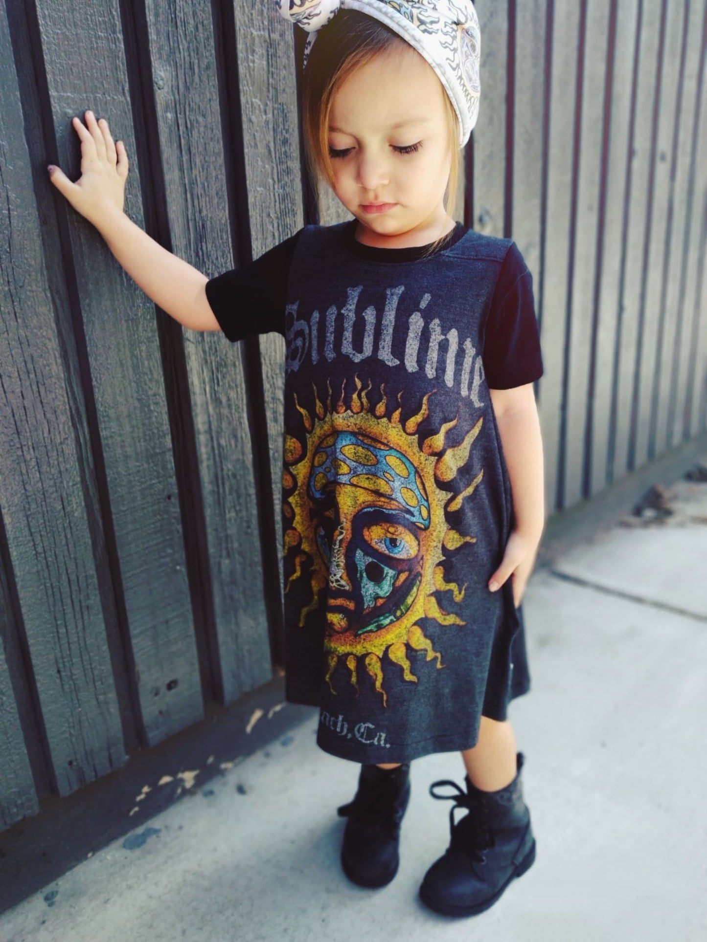 Custom Upcycled T-shirt Dress