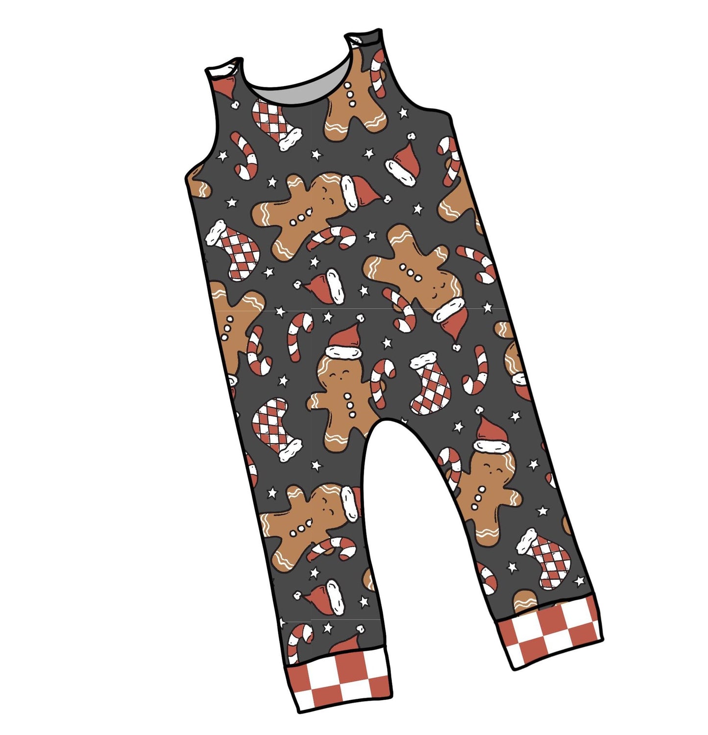 Gingerbread Romper