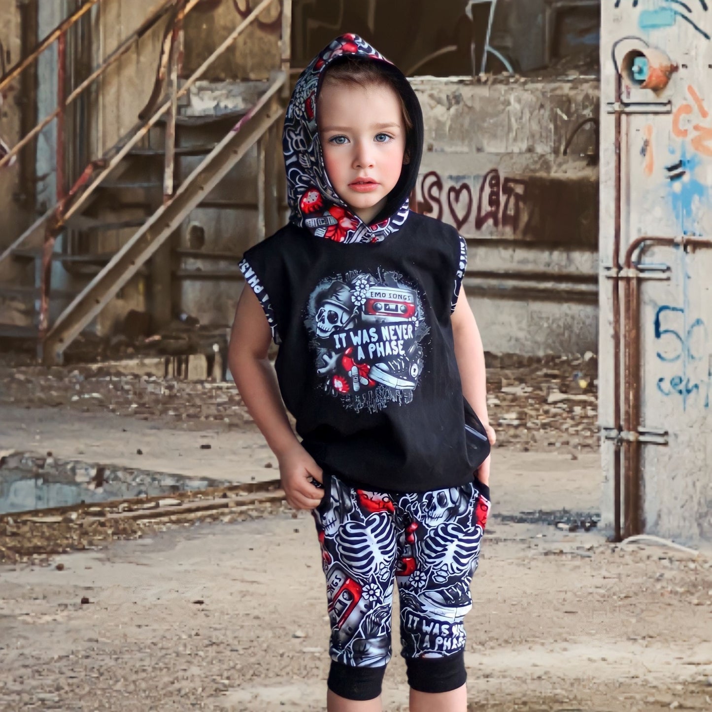 Emo Punk Tank Hoodie