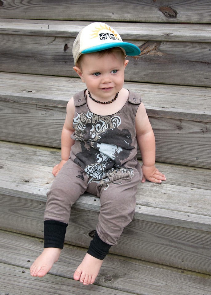 Custom Upcycled Overall Harem Romper (Pants or Shorts)