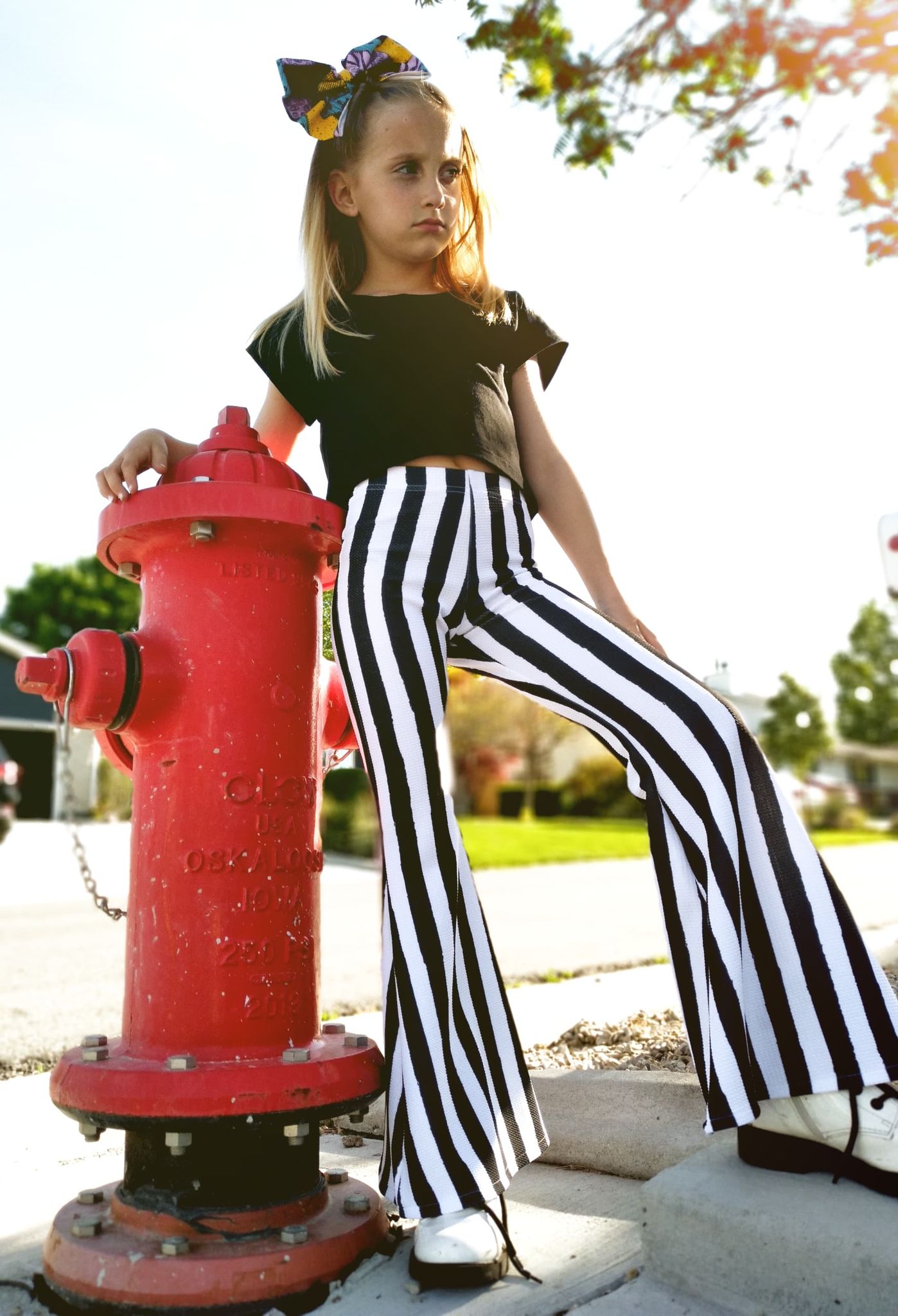 RTS: Black and White Striped Flares