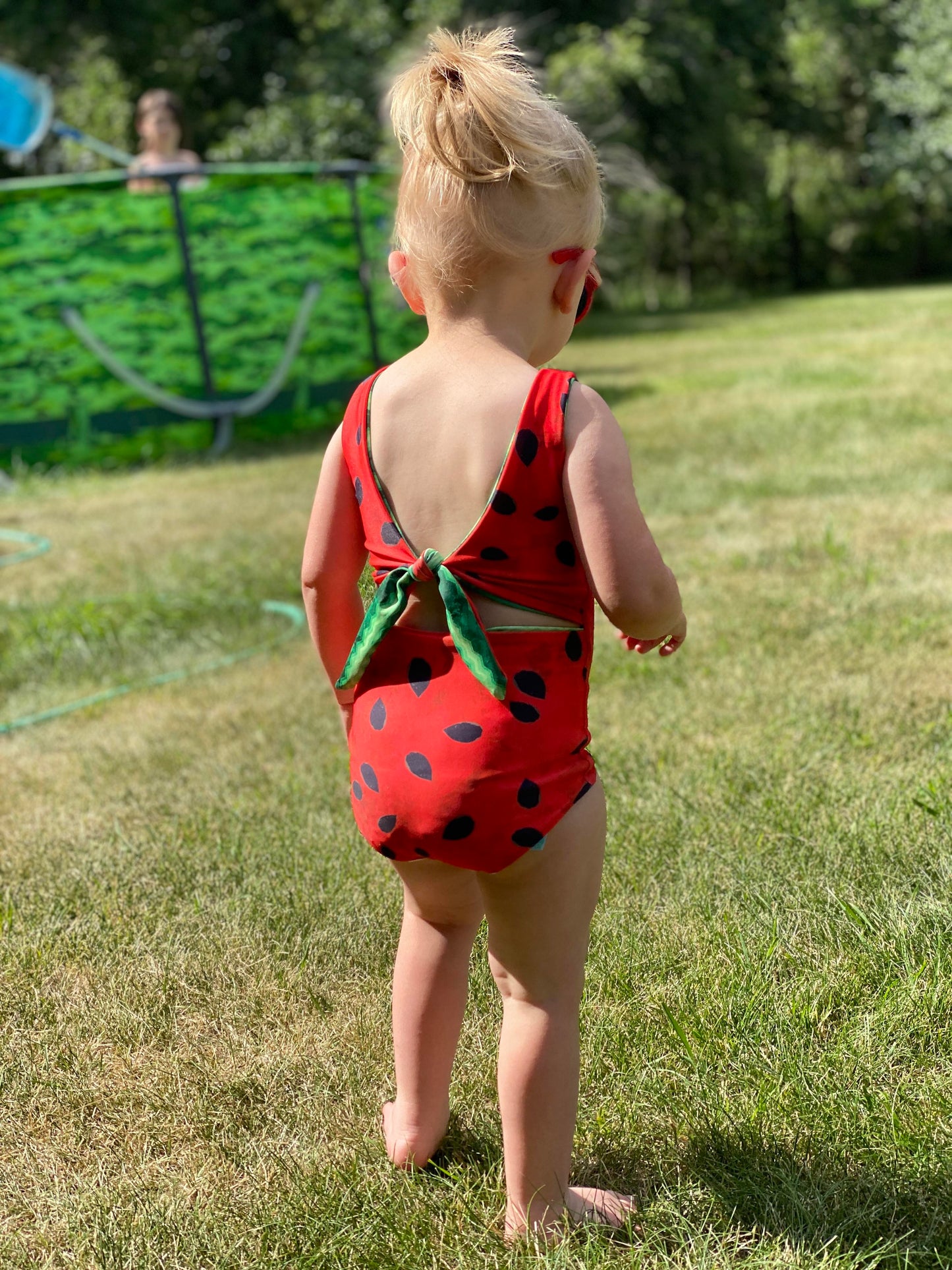 RTS: Watermelon Reversible Swim Suit