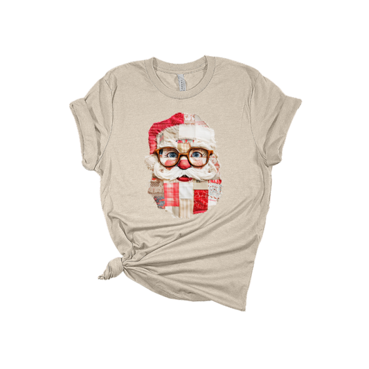 Quilted Santa Tee