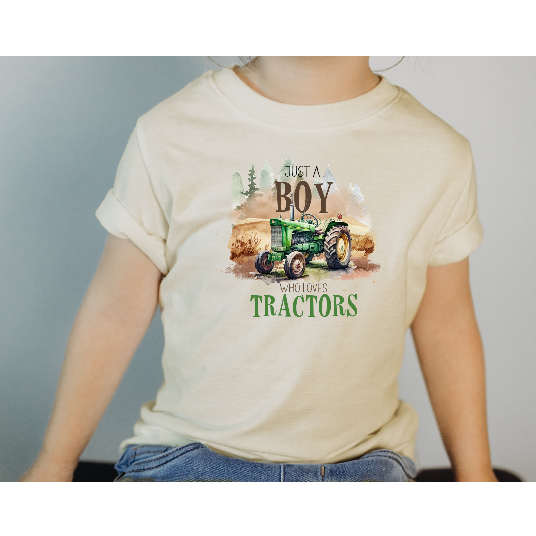 Boy Loves Tractors