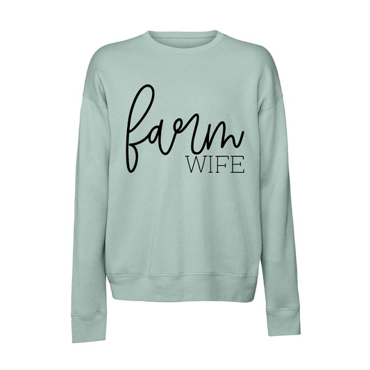 Farm Wife Graphic Crewneck (Adult Sizing)PreOrder)