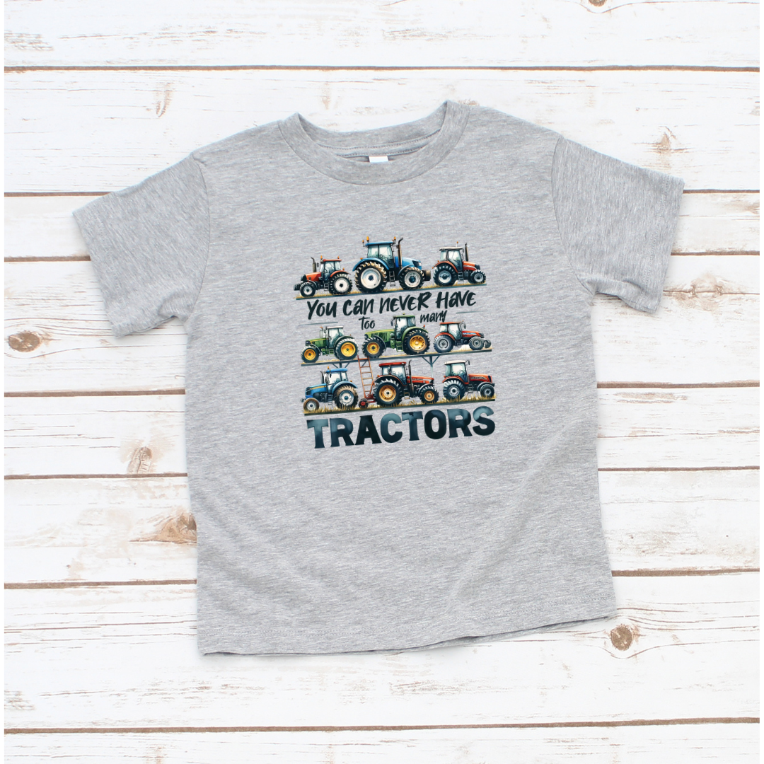 Too Many Tractors Tee