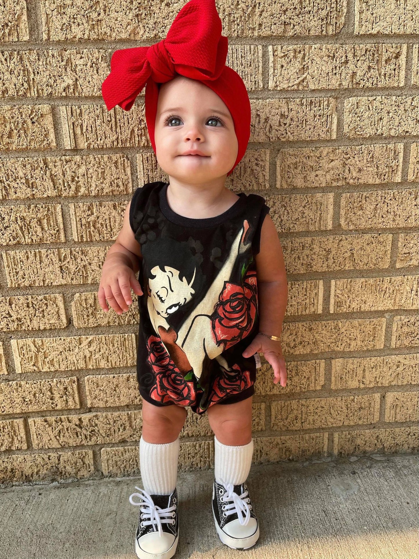 Custom Upcycled Bummie Shorts Romper