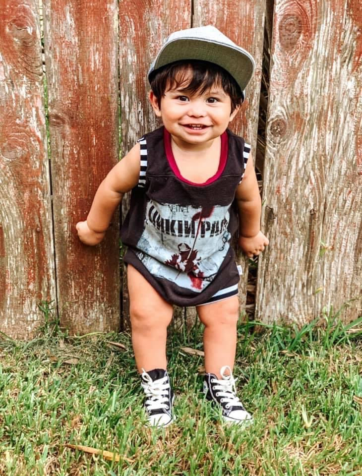 Custom Upcycled Bummie Shorts Romper